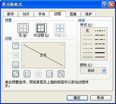 Excel绘制斜线表头和一键插入斜线表头的方法技巧（图）