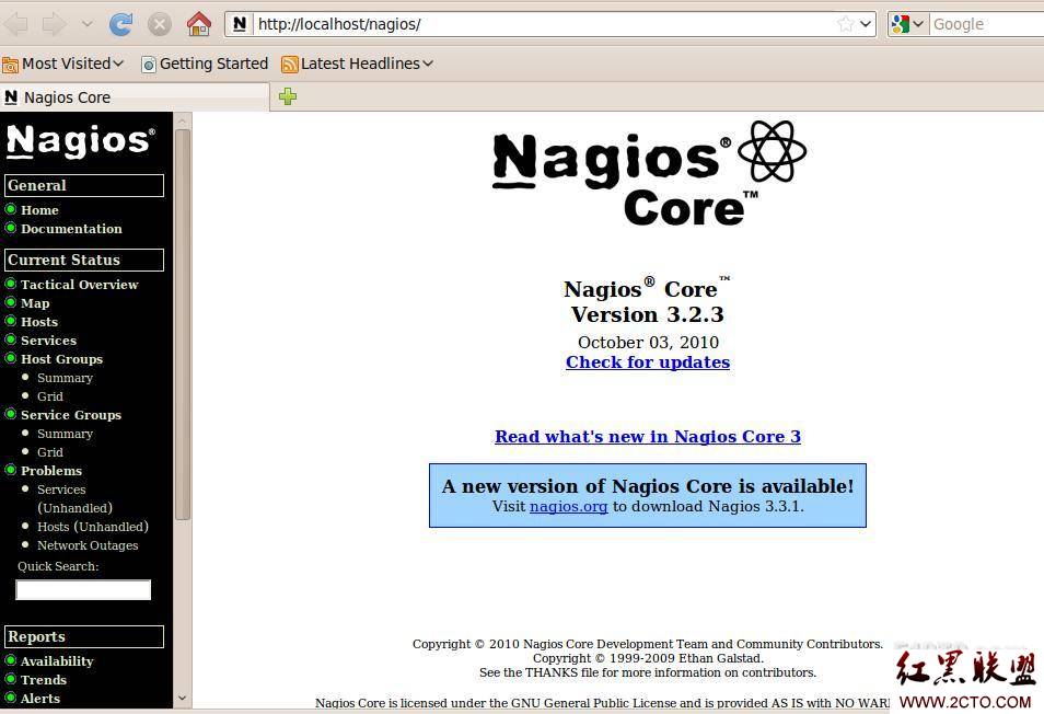 nagios web access