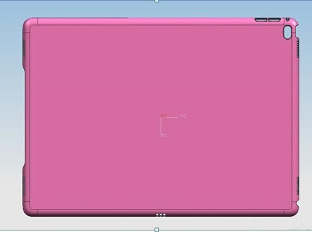 苹果12.9寸iPad Pro再曝光：配4扬声器