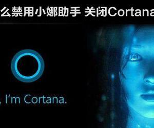 Win10怎么禁用小娜助手 关闭Cortana助手方法