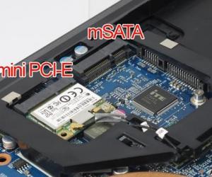 mSATA接口和mini PCI-E接口的区别