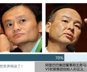 微软识图软件“我们”发威 阿里马云和控股公司日本软银创始人脸部相似度高？