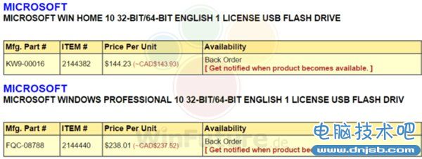 Windows 10或推出U盘安装版价格曝光 