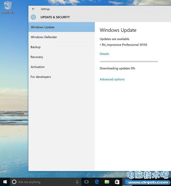 Win10 Build 10159下载停滞怎么解决 