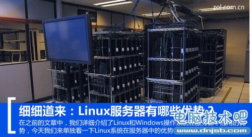 费用低：作为一个开元免费软件，Linux是一个非常好的选择，服务器所有者选择这款系统并不需要花费太多的成本，从而降低了费用。