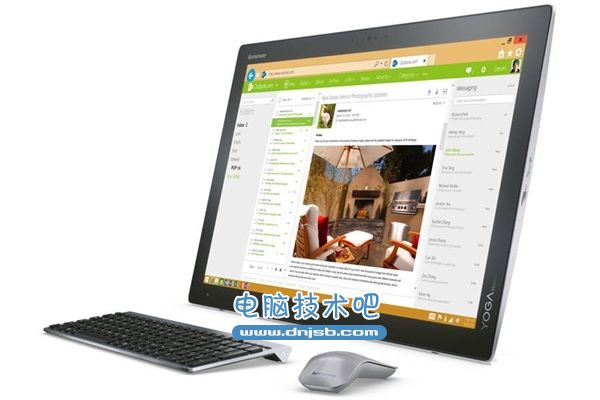 27英寸巨屏 联想Yoga Home 900平板一体电脑发布