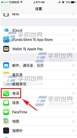 苹果iPhone6s在被叫方显示本机号码方法