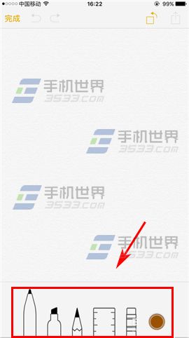 苹果iPhone6sPlus备忘录怎么使用涂鸦