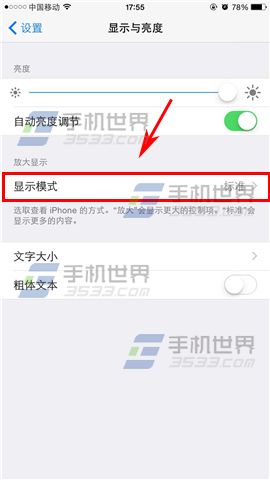 苹果iPhone6S放大模式怎么设置