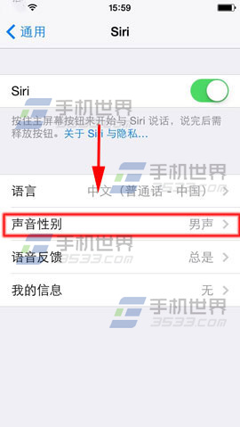 iPhone6Plus siri声音性别切换方法