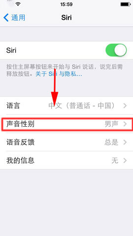 iPhone 5S siri怎么设置女声？