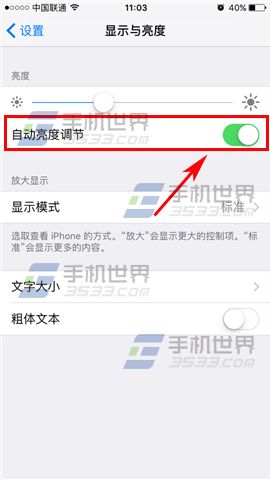 苹果iPhoneSE自动亮度调节关闭方法