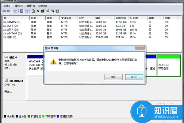 WIN7系统怎样增加C盘空间方法 Win7 C盘空间不足怎么扩大帮步骤