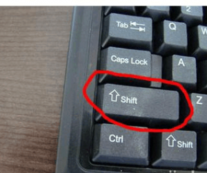 电脑键盘shift键有什么作用 shift键失灵的解决方法