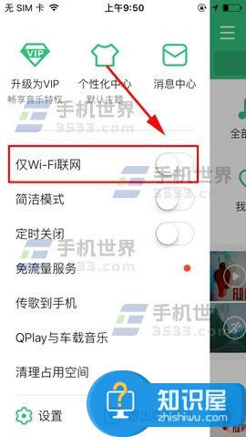 qq音乐怎么设置仅限无线联网方法技巧 手机QQ音乐怎么开启仅WiFi联网教程