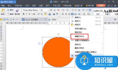 WPS怎么在图片上插入文字方法 wps文字中怎么在图形中添加文字