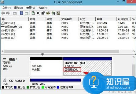 u深度pe工具格式化u盘教程