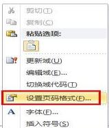 Word2010怎么设置指定页码 Word2010设置指定页码的方法