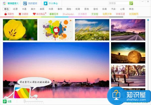 搜狗壁纸——体积小巧、简单实用、人性化的桌面美化软件