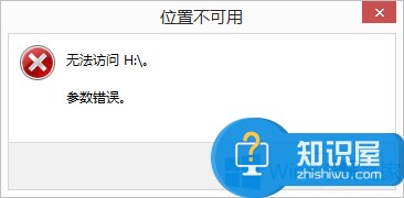 Win8系统硬盘提示参数错误如何解决 Win8系统硬盘提示参数错误修复教程