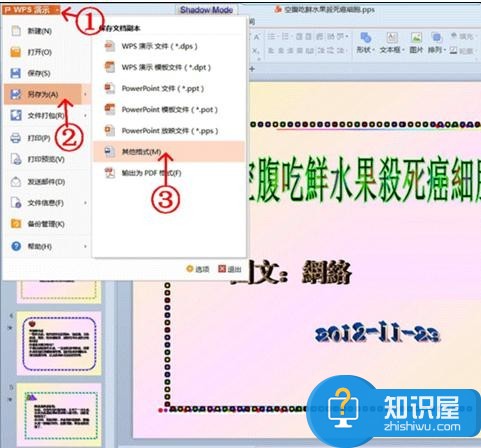 wps演示如何将幻灯片转为图片格式图文教程 wps演示将幻灯片转为图片格式的步骤