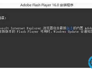 win8.1安装Flash插件提示安装错误怎么办 win8.1安装Flash插件提示安装错误解决办法