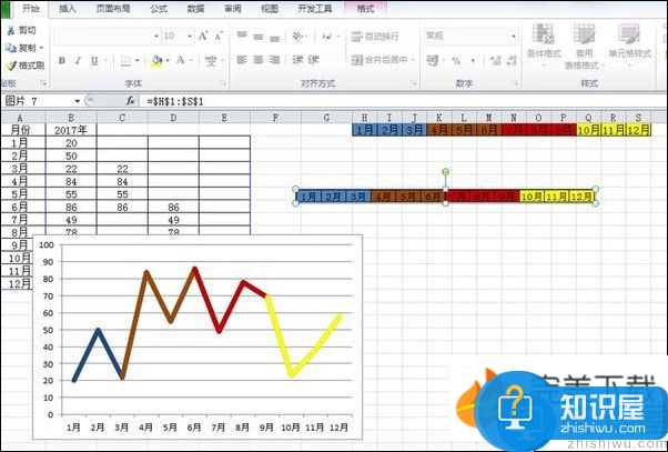 Excel2010制表过程中如何设置折线图对应其指定的颜色？