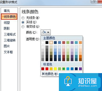 Excel2007怎样设置图形线颜色 Excel2007设置图形线条颜色的方法