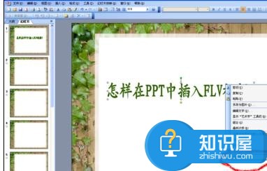 powerpoint怎样插入fiv文件 ppt添加flv格式视频的方法