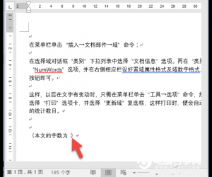 如何使word文档自动显示字数统计 Word自动统计文档字数在哪里