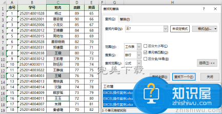 Excel中通配符功能的相关应用