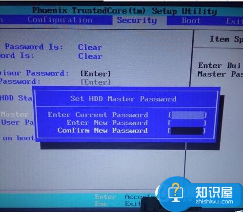笔记本硬盘HDD User密码password怎么清除？电脑硬盘HDD User密码password清除方法