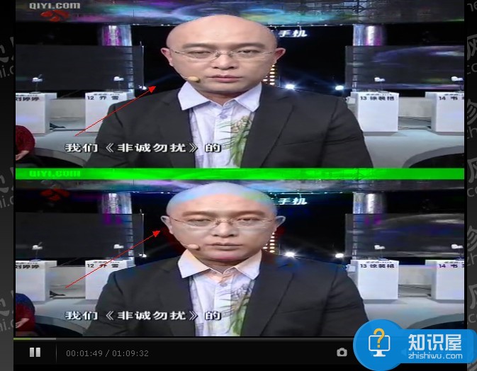 网上视频播放器会出现2层画面