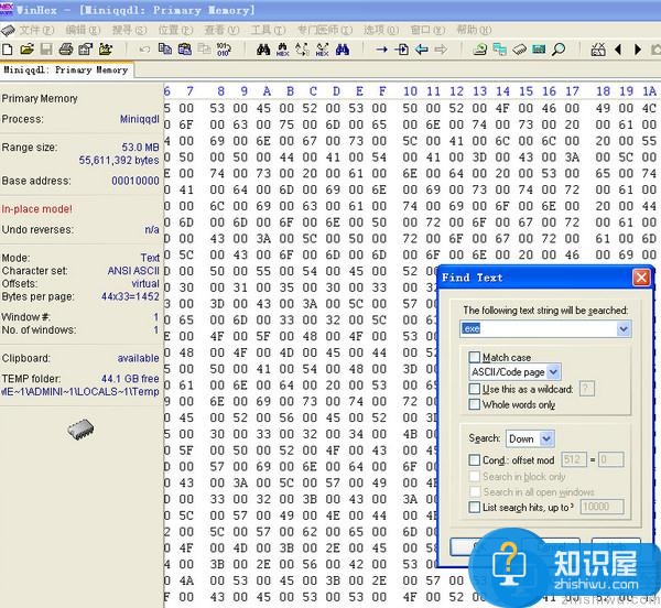 WinHex查找下载器真实下载链接方法