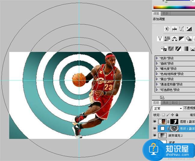 PS教程:制作NBA篮球明星海报图片