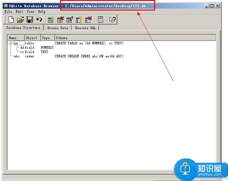 SQLite Database Browser数据库查看器图文使用教程