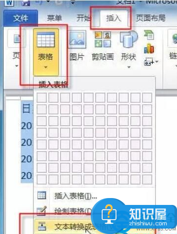 word文字怎么才能转换成表格 word文字转换成表格的方法