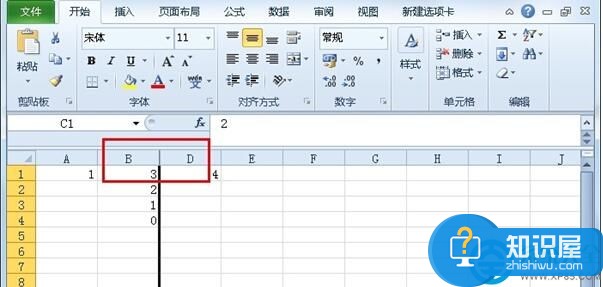 隐藏Excel工作表行或列的方法