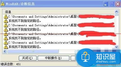 winrar诊断信息无法执行怎么办？