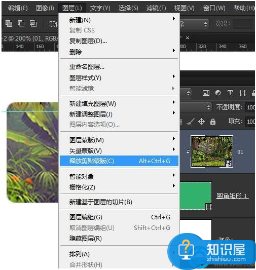 Photoshop CC中修改图像大小而不改变圆角半径