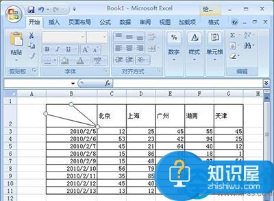 怎样在Excel中画斜线？在Excel中画斜线教程