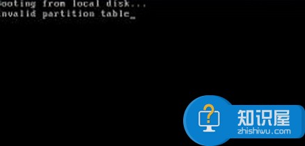 win8无法开机错误提示Invalid Partition Table 电脑开机出现Invalid Partition Table怎么修复
