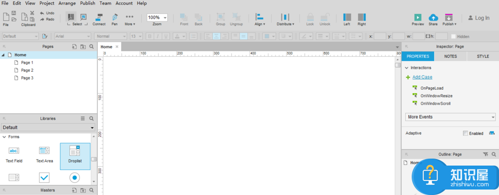 Axure RP使用教学之创建注册页面原型，方法很详细