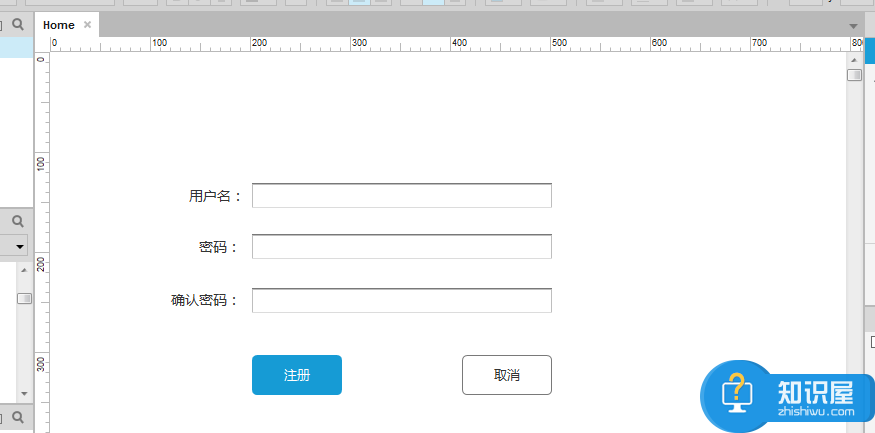 Axure RP使用教学之创建注册页面原型，方法很详细