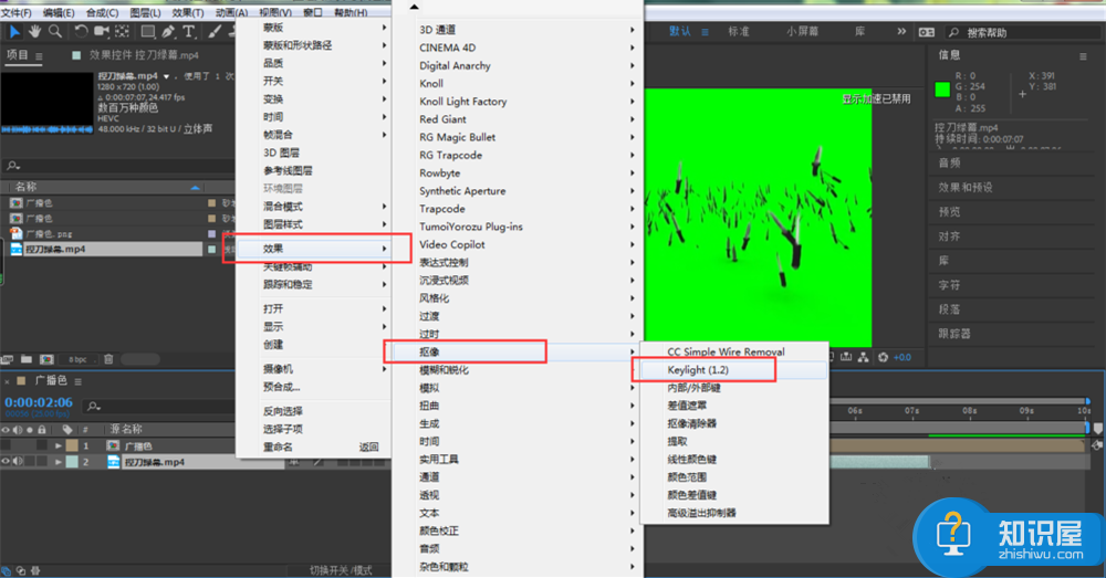 如何实现抠取绿幕视频？用Adobe After Effects就行了