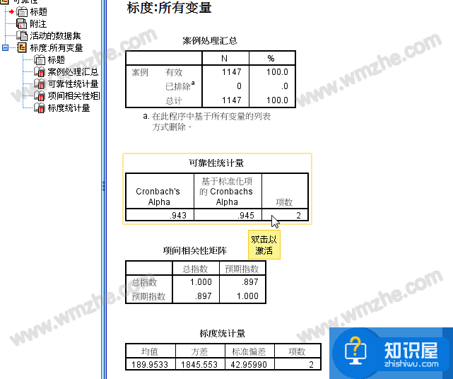 启用SPSS信度分析功能，分析调查数据可信度