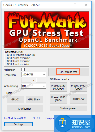 FurMark使用方法说明，电脑烤机必备软件