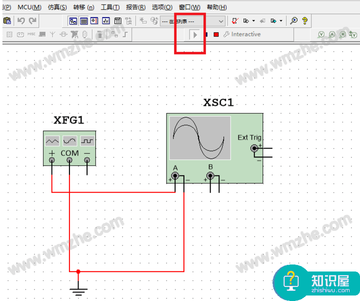 NI Multisim使用指南：启用示波器，分析电路波形变换