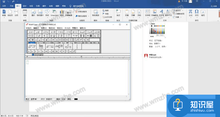 如何在word中添加MathType编辑器？输入复杂公式