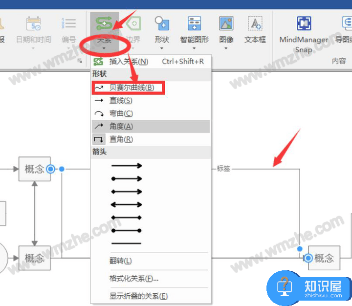 MindManager思维导图制作技巧：设置添加关联，清晰展示主题